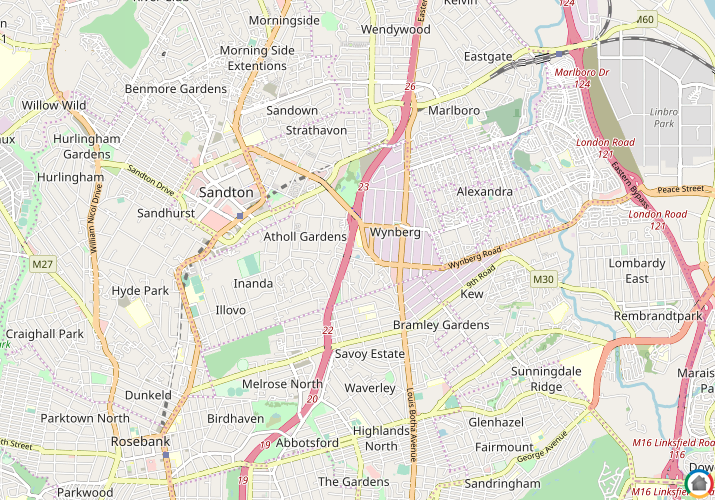 Map location of Bramley Park